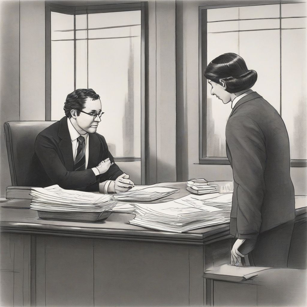 Lawyer Meeting with Client