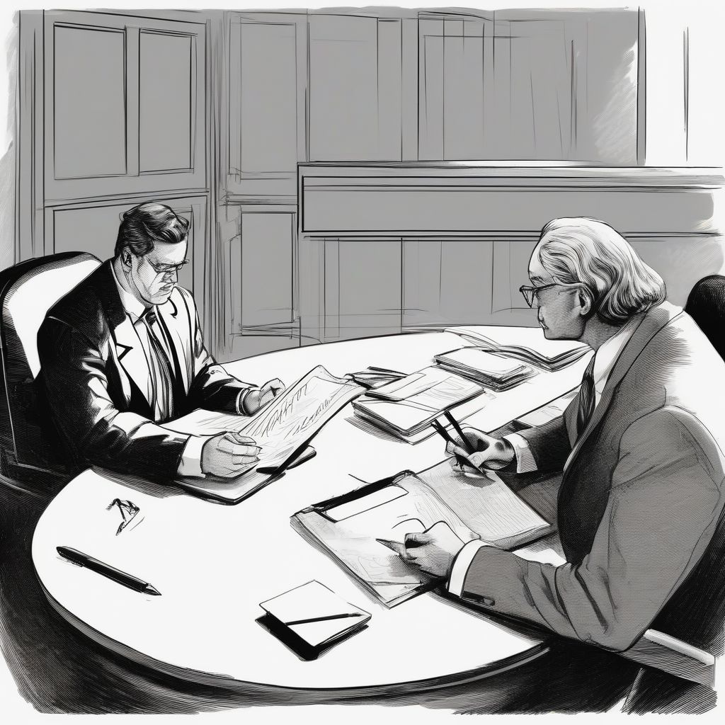 Lawyer Meeting with Client